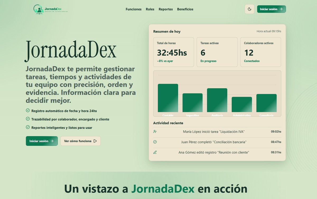 JornadaDex UI Mockup